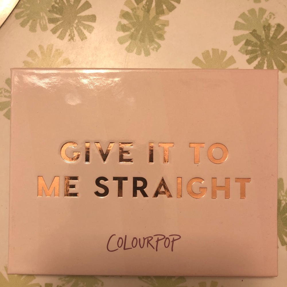 Colourpop Give it to my straight palette